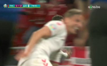 Голът на Андреас Кристенсен срещу Русия