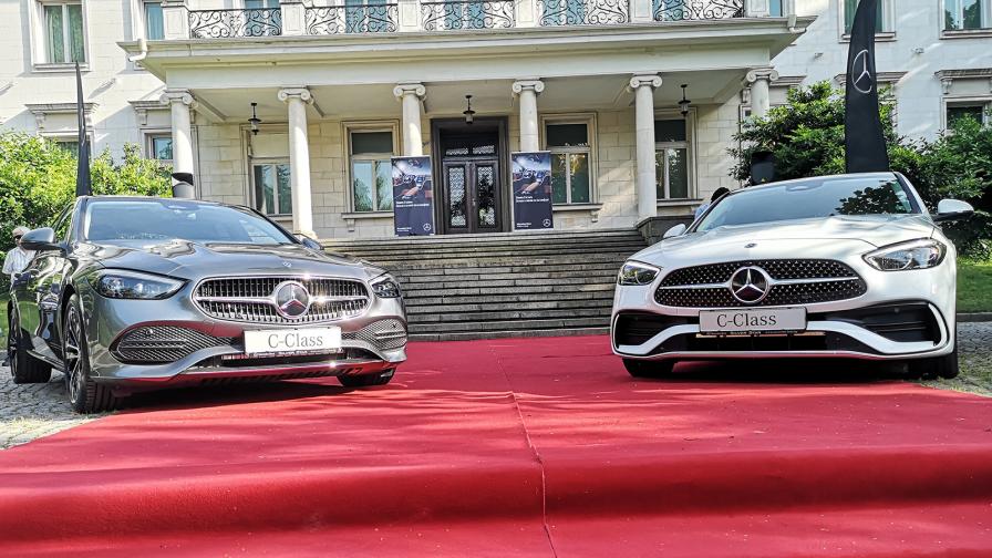 Червен килим за родния дебют на новия Mercedes-Benz C-Class
