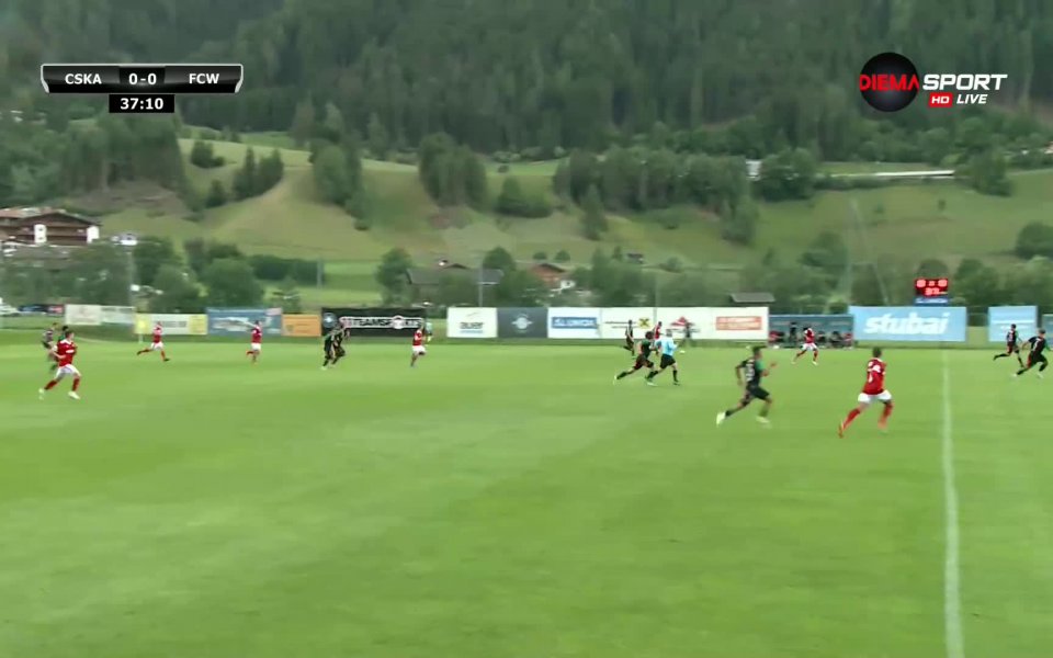 ЦСКА и австрийският Вакер Инсбрук не успяха да си отбележат