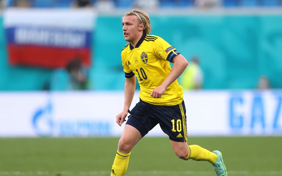 Емил Форсберг е здрав и може да играе за Швеция