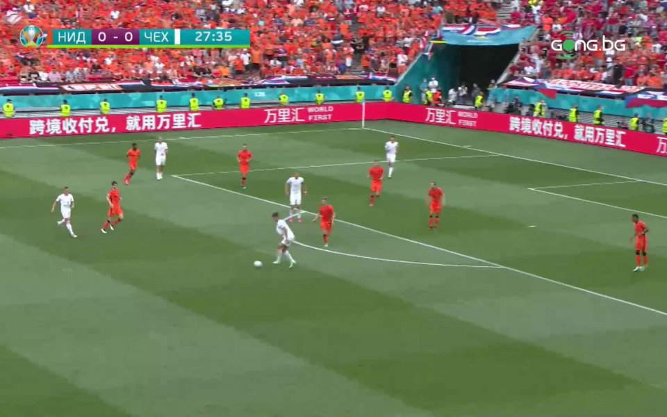 Нидерландия - Чехия 0:0 /първо полувреме/