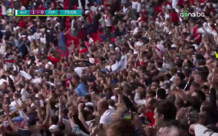 Англия ликува след гол на Стърлинг