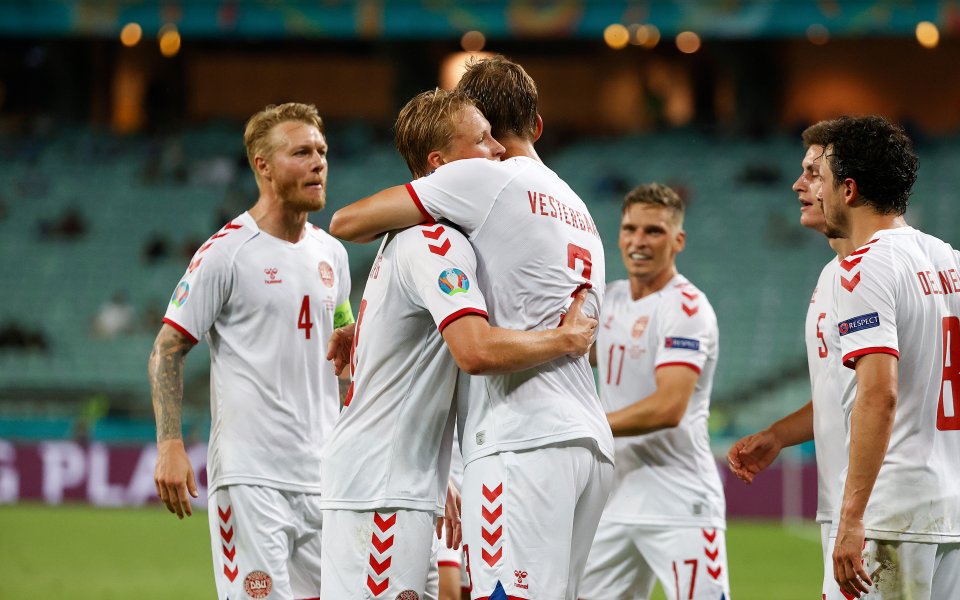 Националният отбор на Дания е третият 1/2-финалист на