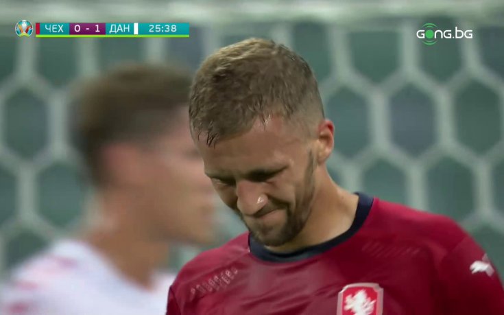 Чехия - Дания 0:2 /първо полувреме/