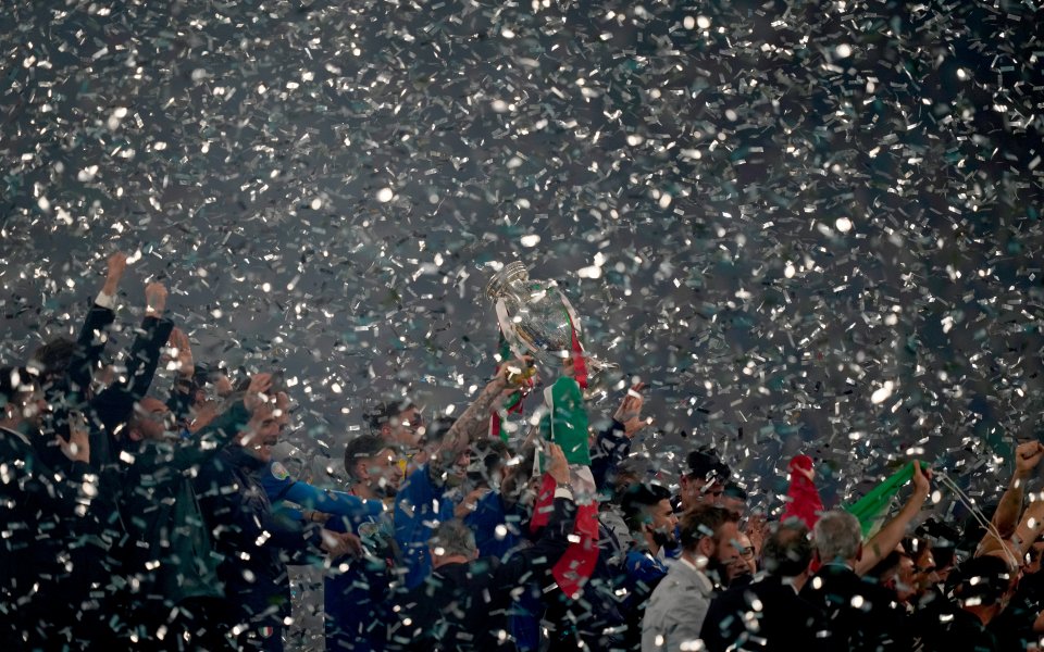 Радостта на Италия след триумфа на UEFA EURO 2020