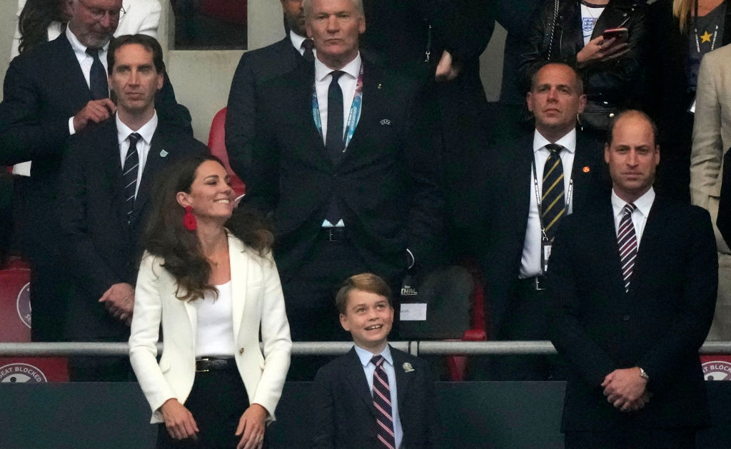 <p>Херцогиня Катрин на финала на Европейското първенство по футбол</p>