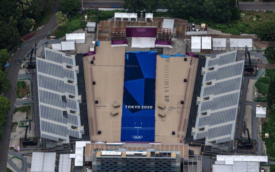 Паркът за стрелба с лък Юменошима е построен в парковата