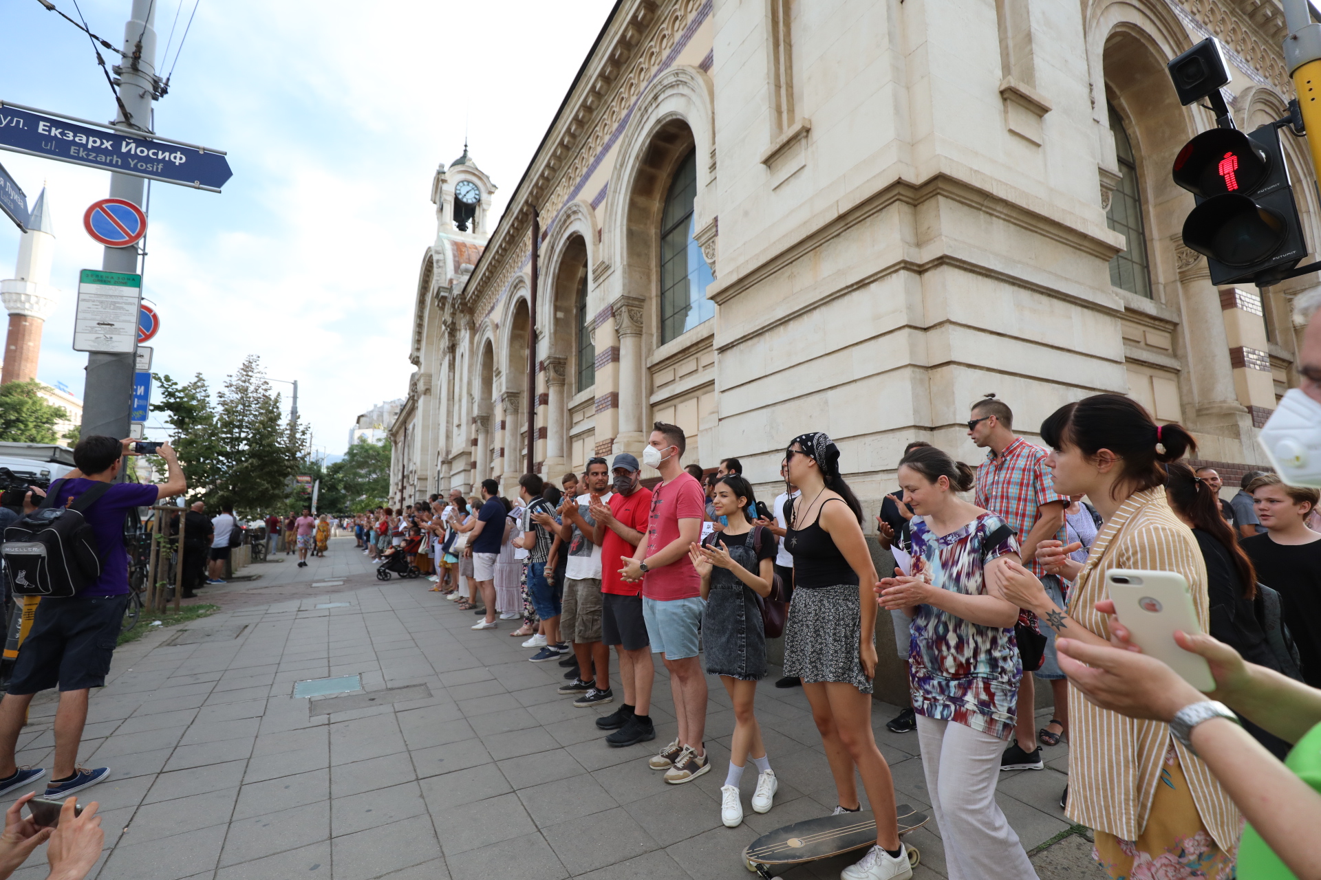 <p>Протест в защита на Халите в София</p>