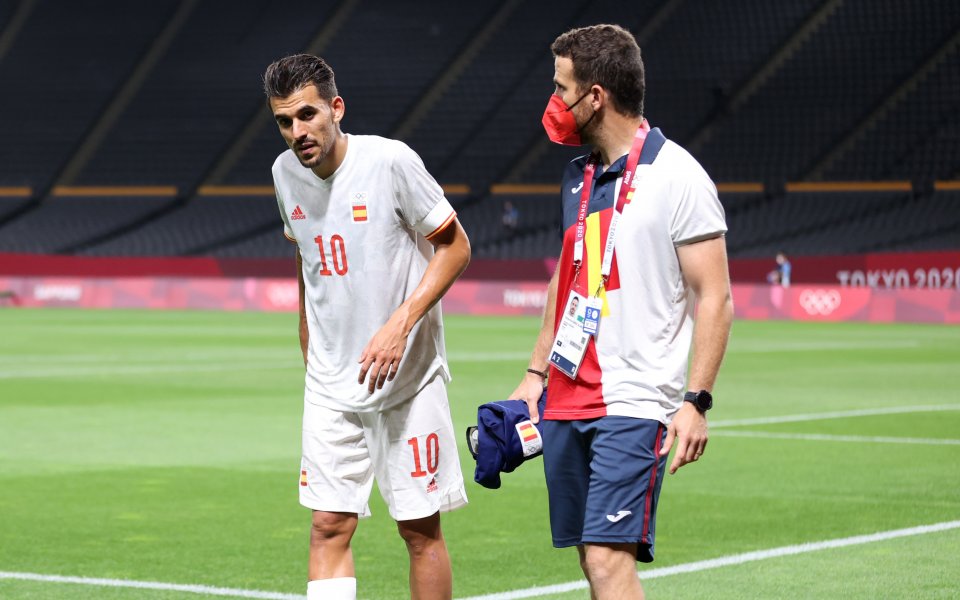 Дани Себайос ще пропусне финала на олимпийския турнир срещу Бразилия.