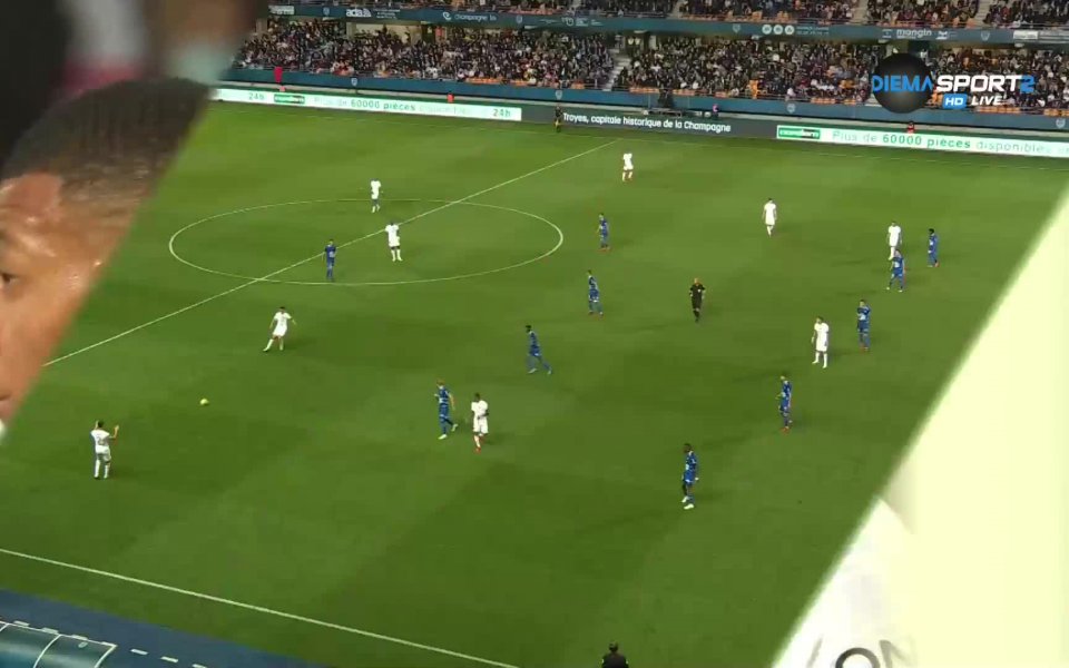 ПСЖ обърна Троа само за две минути и се прибра