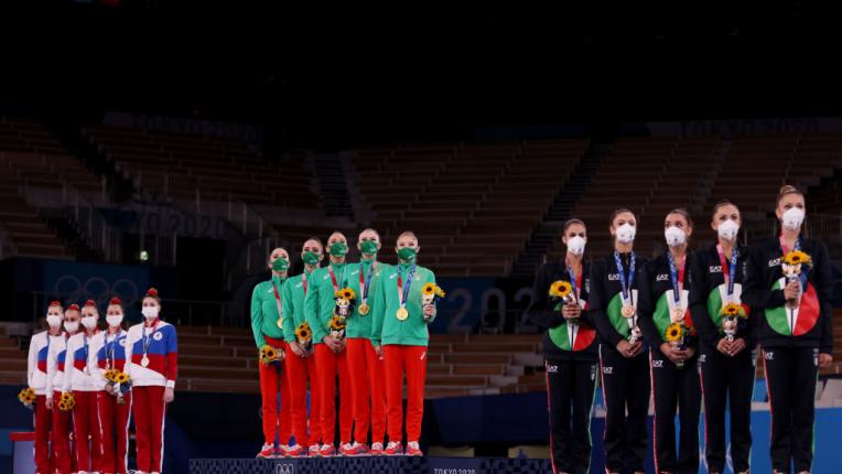  Българският отбор по художествена гимнастика завоюва златото в Токио 
