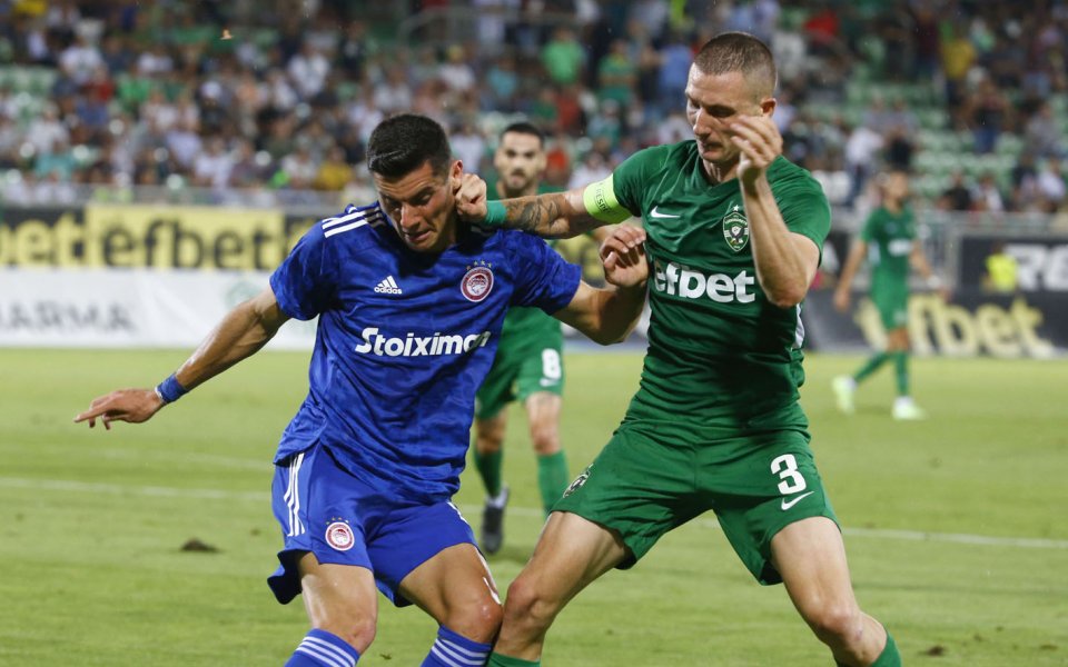 Отборите на Лудогорец и Олимпиакос играят при