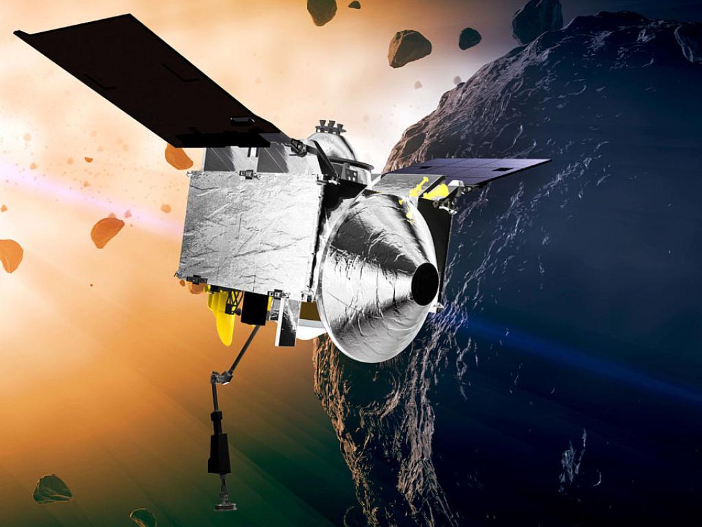 След седем години и 6 21 милиарда километра сондата OSIRIS REx на
