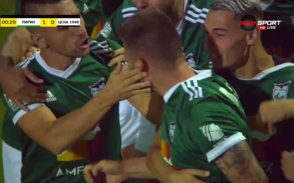 Попадението на Станоев дойде в 1-ата минута, който се разписа