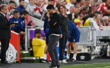 Мениджърът на Арсенал Микел Артета остана много разочарован от загубата