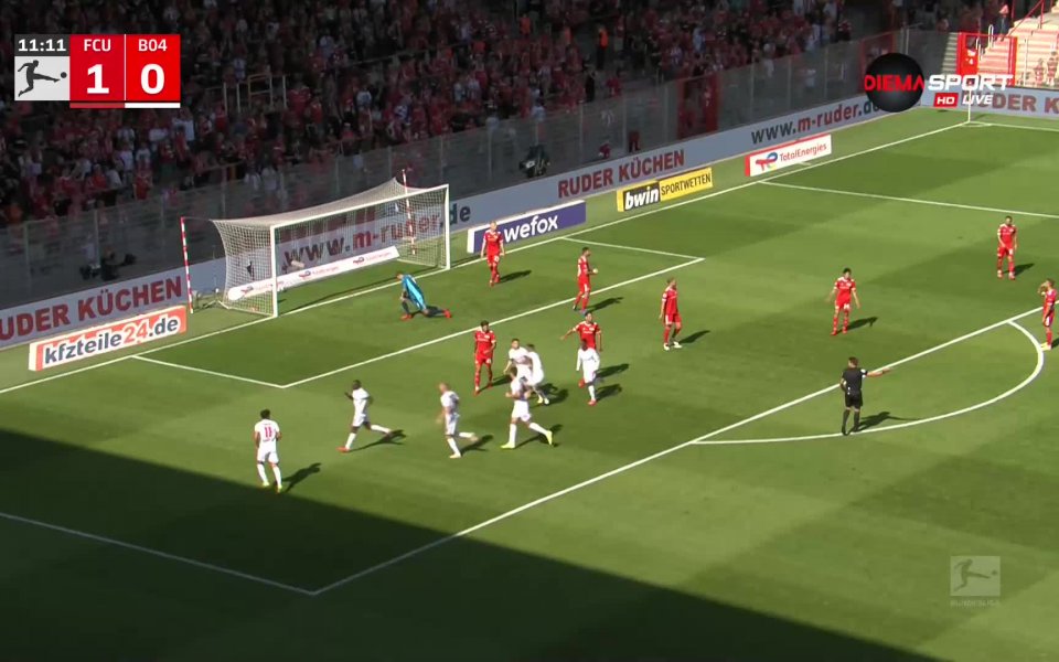 Унион Берлин - Байер Леверкузен 1:1 /репортаж/