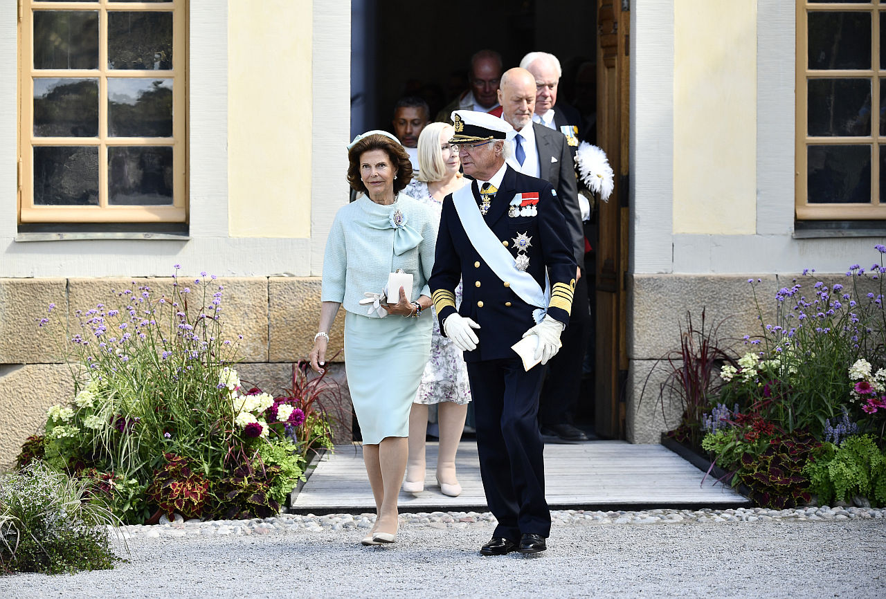 <p>Шведският крал Карл Густав и кралица София</p>