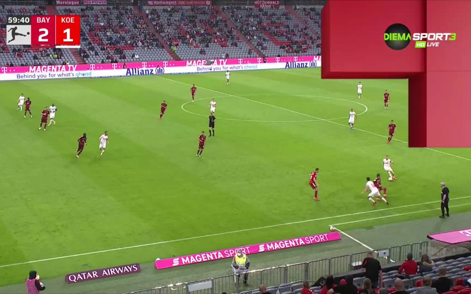 Байерн М - Кьолн 3:2 /репортаж/