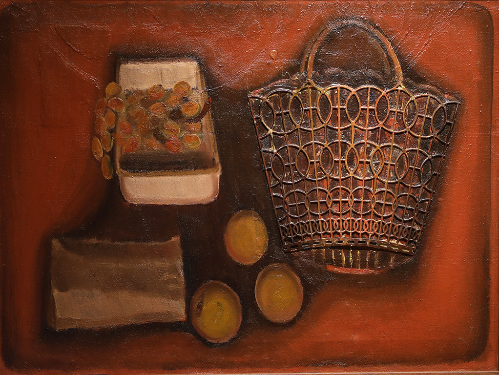 <p>Фикрет Ислямов (1939 &ndash; 2009) Натюрморт, 70-те г. на ХХ в. маслени бои, колаж, платно</p>
