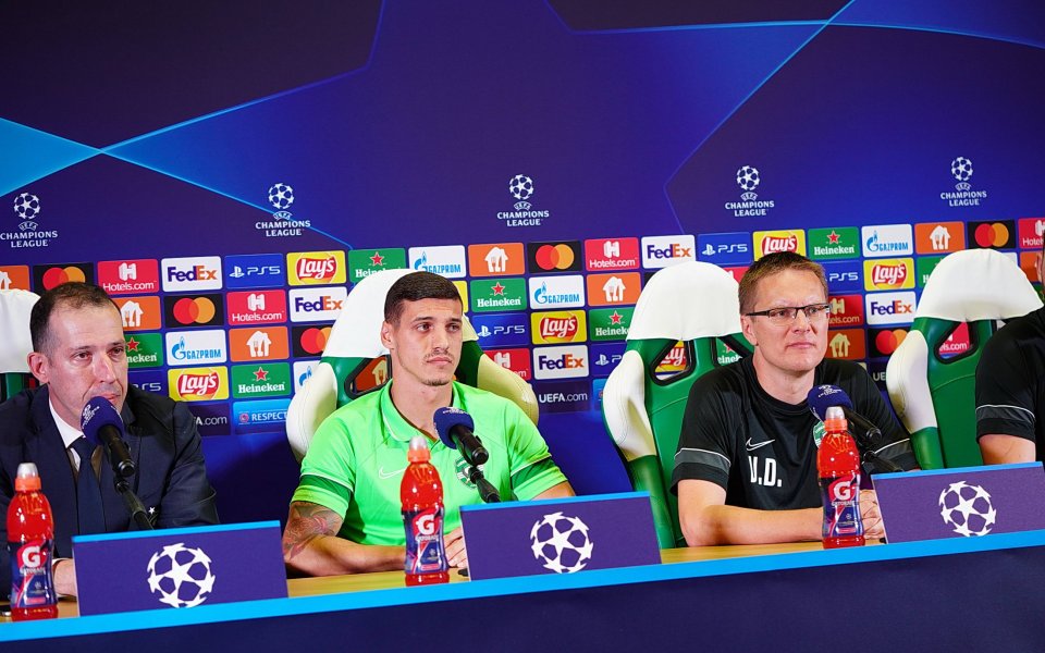 Пресконференция на Валдас Дамбраускас и Кирил Десподов преди Малмьо