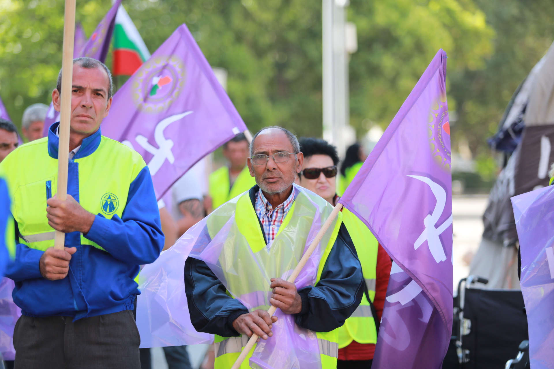 <p>Нов протест на работещите в &bdquo;Автомагистрали - Черно море&rdquo;</p>