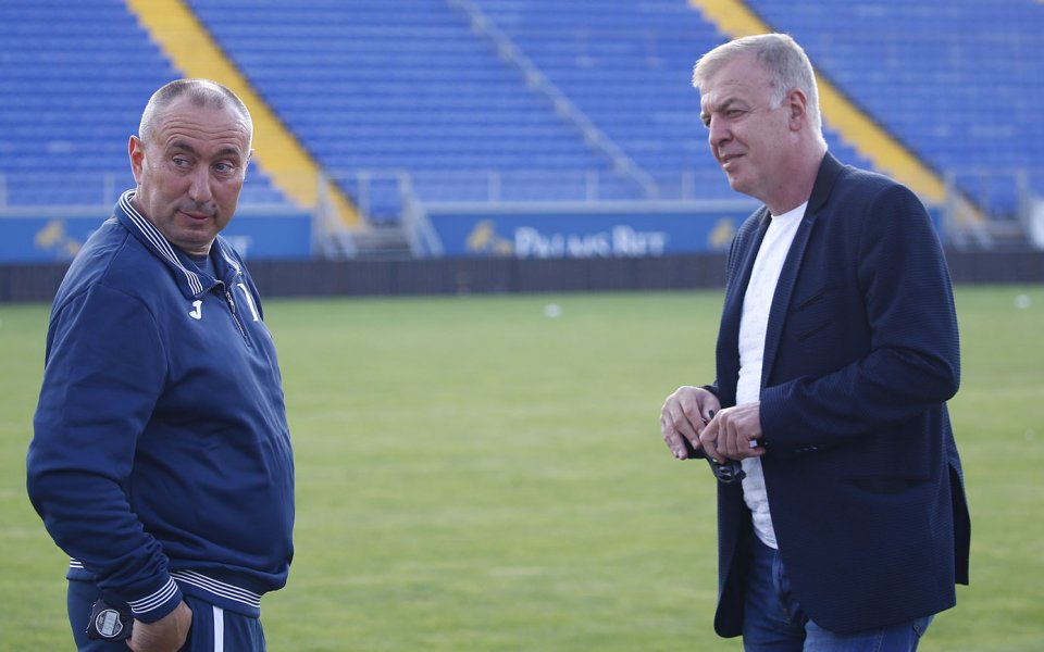Първа тренировка на Левски под ръководството на Станиимр Стоилов, 02.09.2021 г.