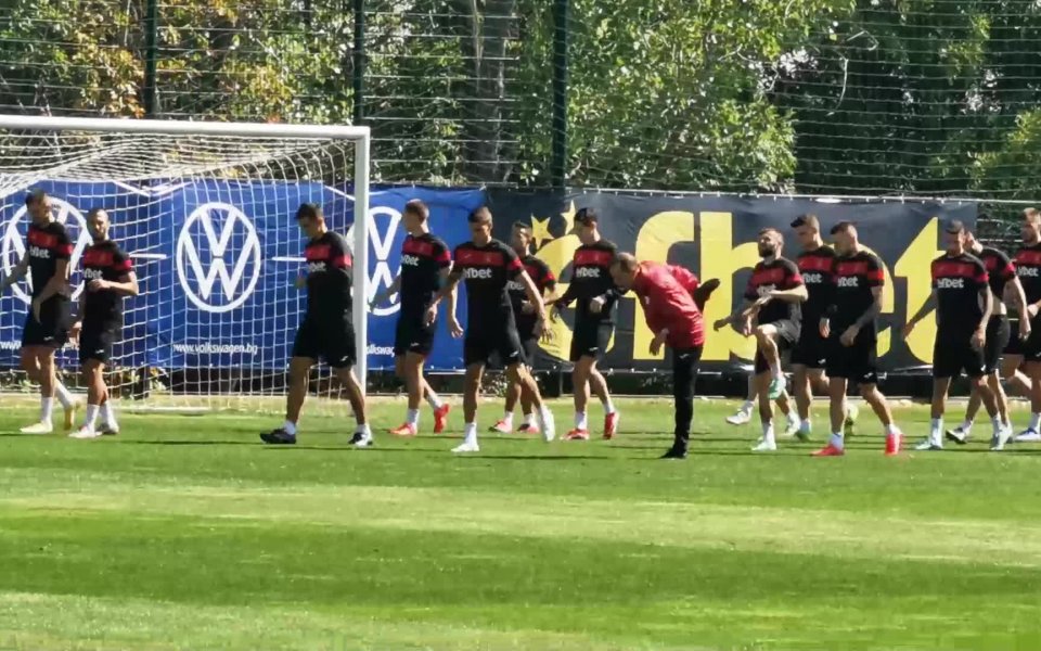 България тренира преди мача с Литва