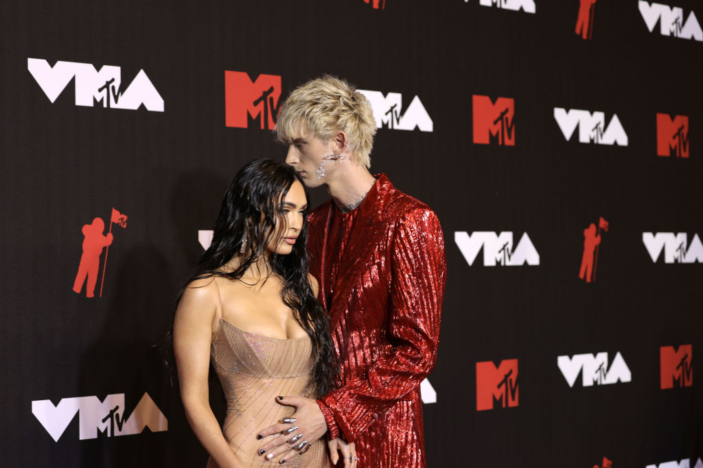 <p>Меган Фокс на червения килим на видео музикалните награди MTV</p>