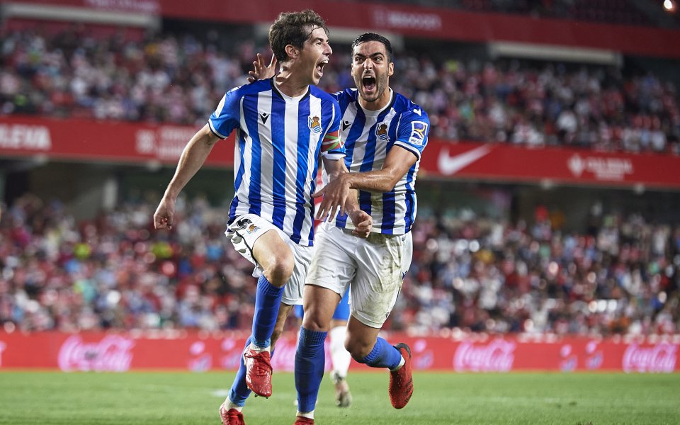 Отборът на Реал Сосиедад записа драматична победа в гостуването си