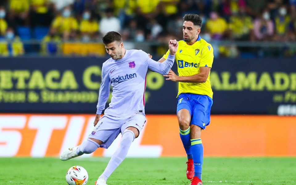 Отборите на Кадис и Барселона играят при резултат