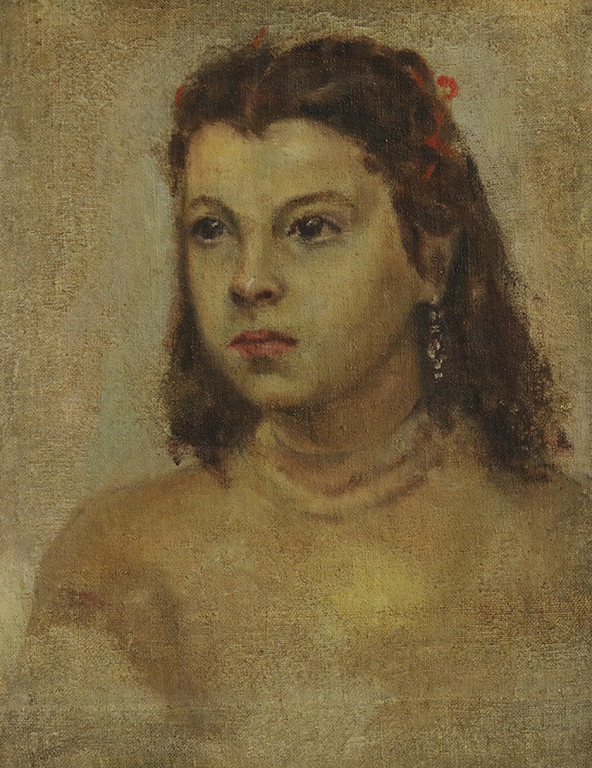 <p>Иван Славов (1876-1937) Портрет на жена, 20-те години на XX век</p>