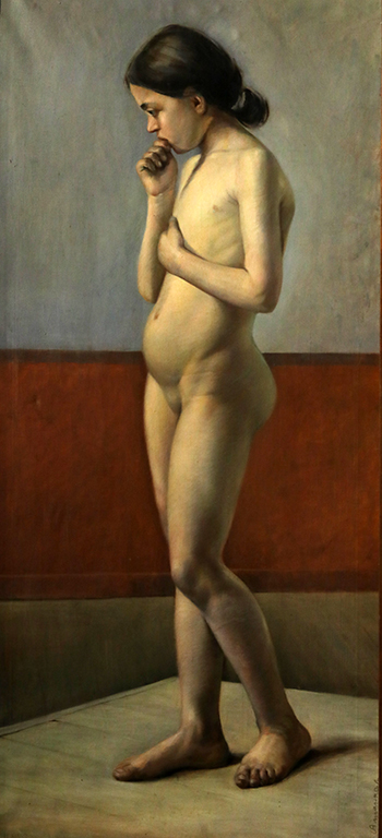 <p>Васил Атанасов (1876-1943) Етюд на момиченце 1904 г.</p>