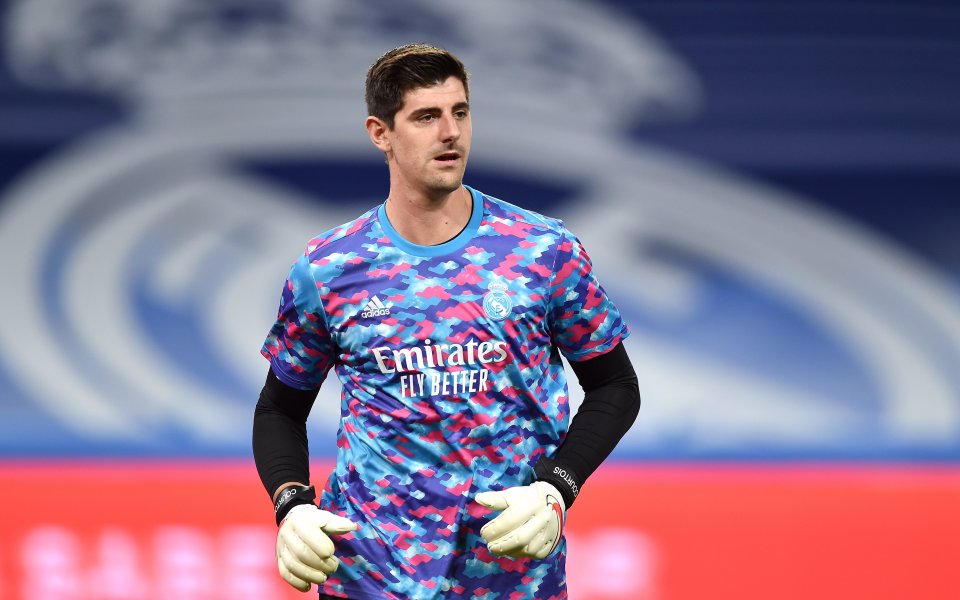 Срещу Виляреал (0:0) вратарят на Реал Мадрид Тибо Куртоа изигра