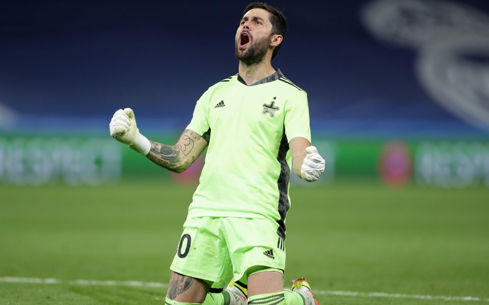 Вратарят на молдовския Шериф Тираспол - Георгиос Атанасиадис постави рекорд