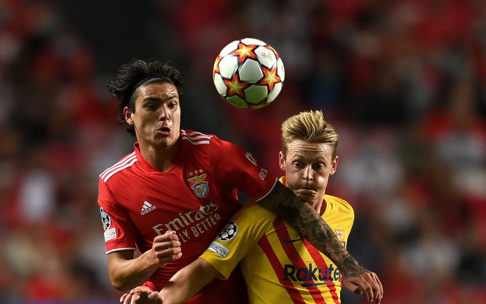 Барселона приема Бенфика в мач от група "Е" на Шампионската