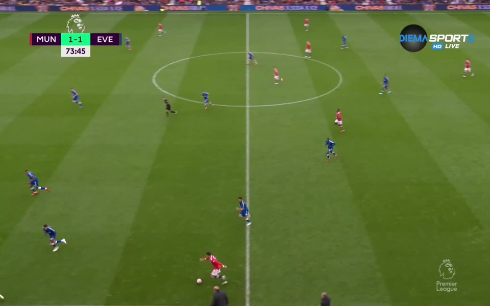 Манчестър Юнайтед - Евертън 1:1 /репортаж/