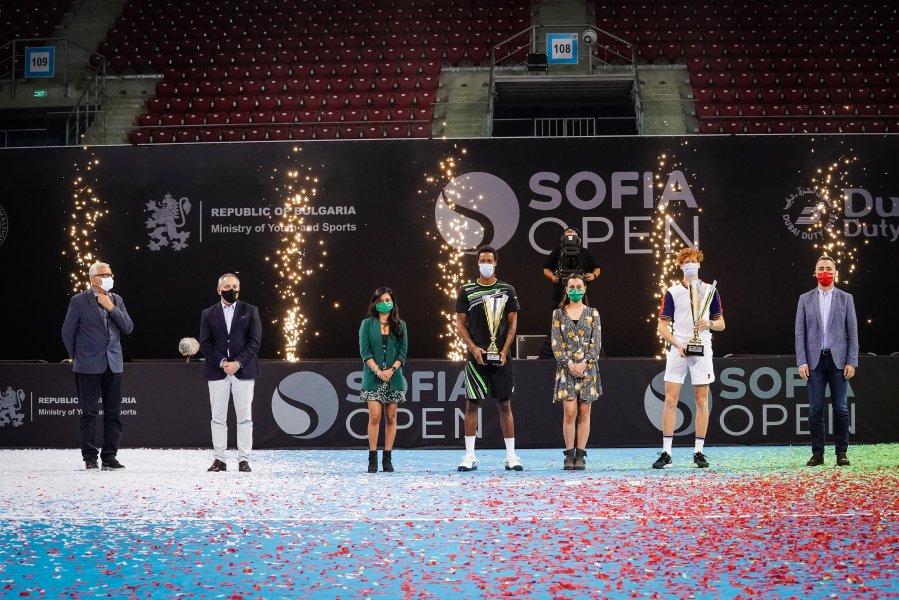 Награждаване на Sofia Open 20211