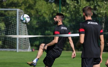 Нападателят на националния отбор Димитър Илиев заяви че се чувства