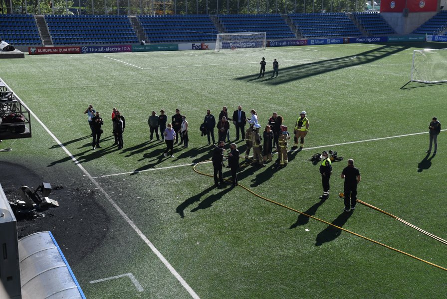 Националният стадион в Андора се запали преди Англия1