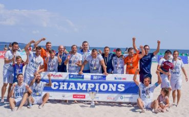 Шампионът на България по плажен футбол за последните шест години