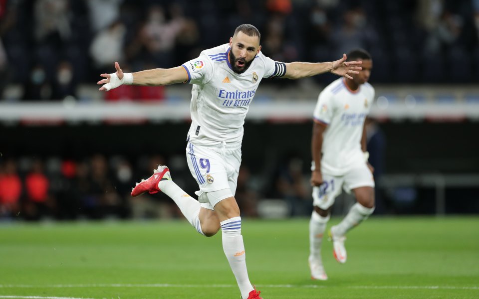 Звездата на Реал Мадрид Карим Бензема беше избран за най-добър