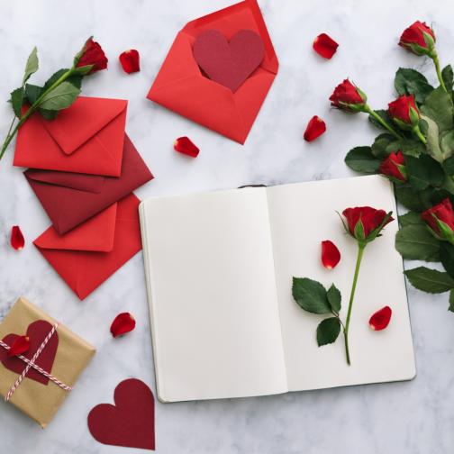 романтично писмо любовно валентинка картичка любов