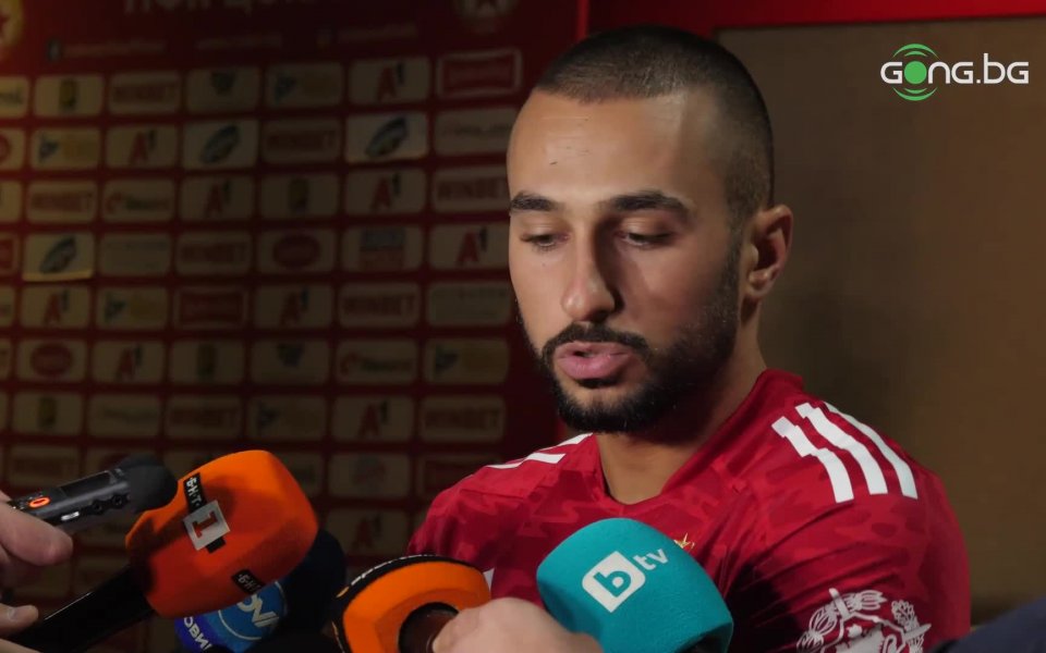 Крилото на ЦСКА Георги Йомов сподели след победата с 3:2