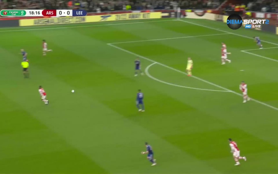 Арсенал - Лийдс 0:0 /първо полувреме/