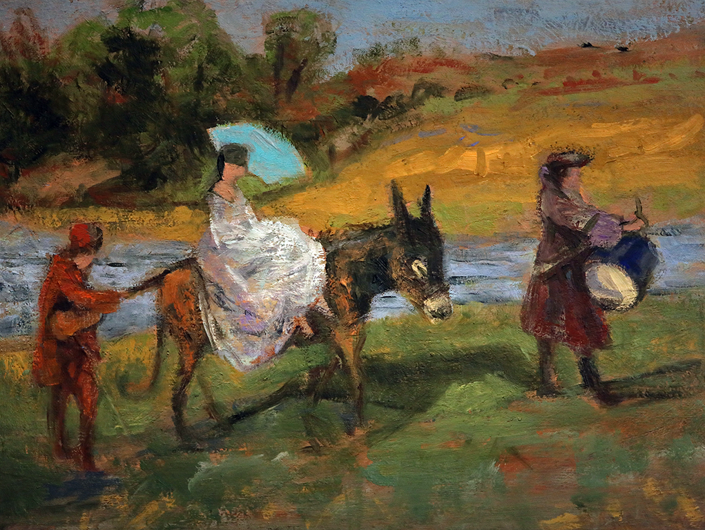 <p>Времето работи за нея, а тя насочва нишката на мисълта и търсенията си към извора на натурата си- откъсната от нормалния си живот, сред четирите стени на ателието си във Виена, мисълта поема към детството, прекарано в театъра сред сценографските макети на нейния баща.</p>