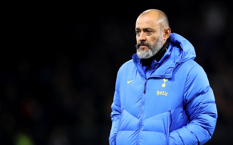 Мениджърът на Тотнъм Нуно Еспирито Санто заяви, че е спокоен