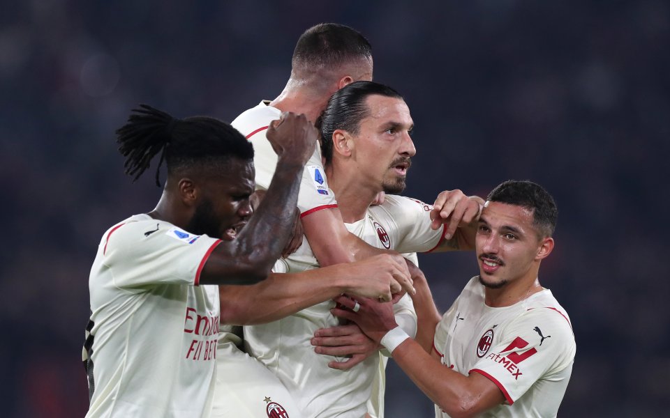 Рома и Милан играят при резултат 0:1 в късното неделно