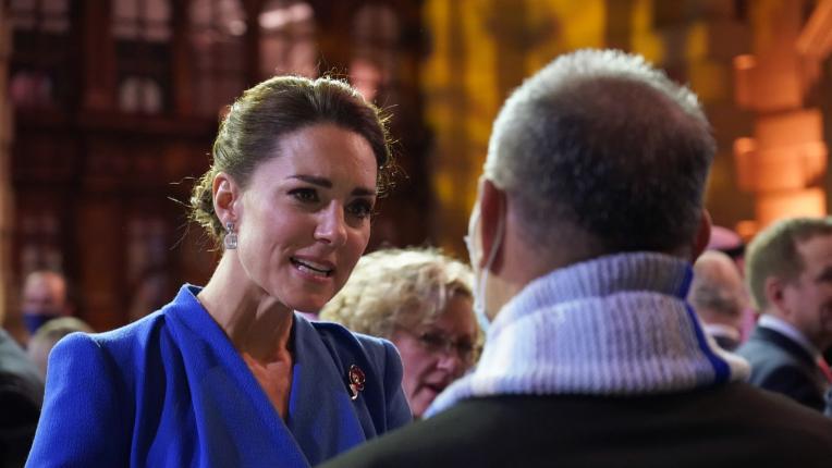  Кейт Мидълтън и принц Уилям на банкет в Глазгоу 