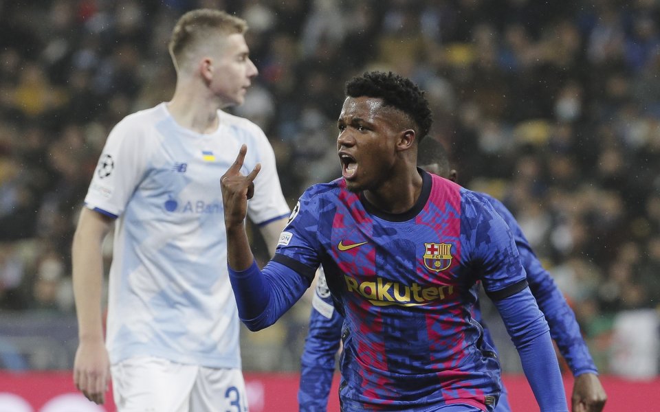 Динамо Киев и Барселона играят при резултат 0:1 след гола