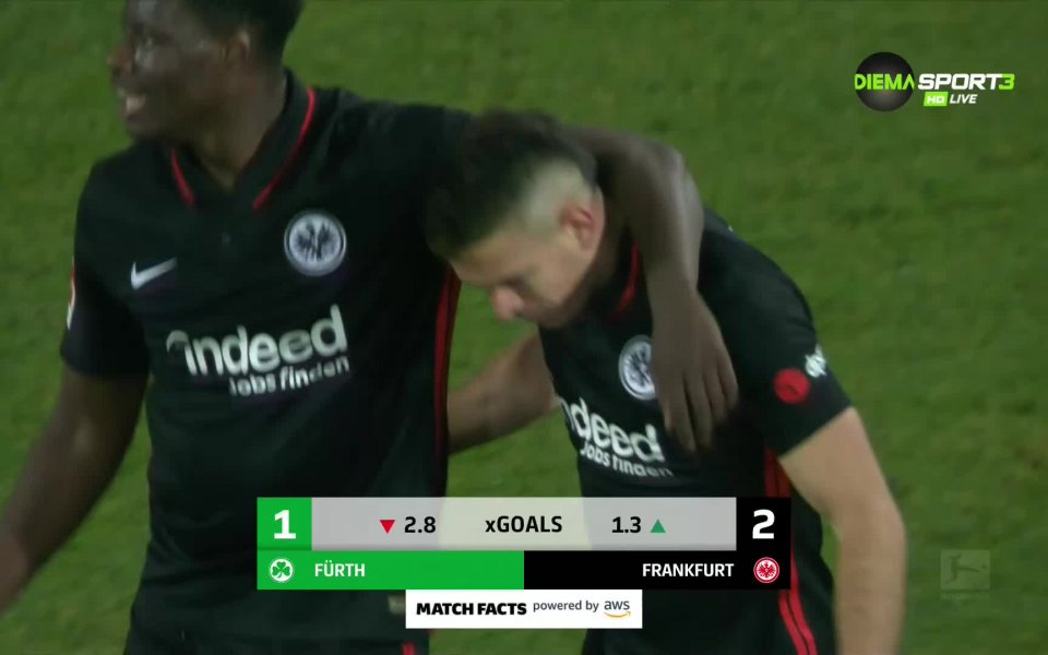 Гройтер Фюрт - Айнтрахт Франкфурт 1:2 /репортаж/